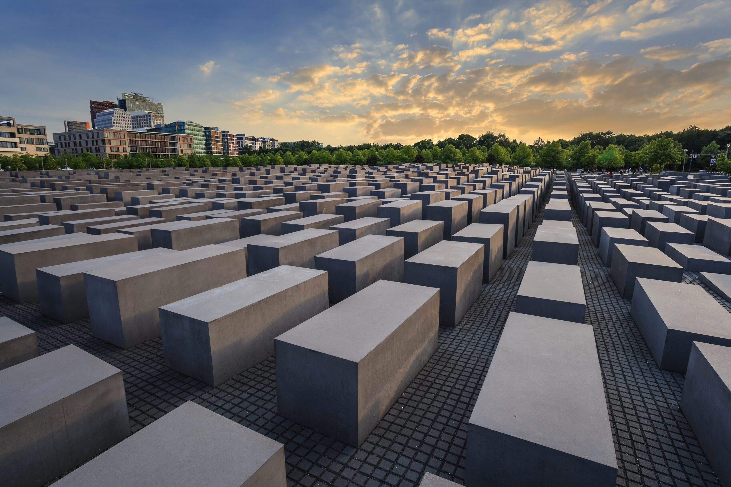 Rundflug über das Berliner Holocaust Mahnmal