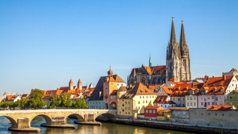 Rundflug über Regensburg