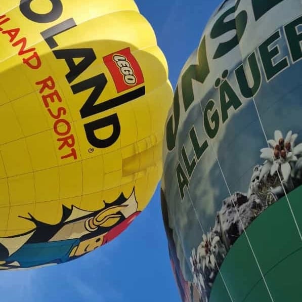 Einzelfahrt Ticket für ein Heißluftballon Flug im Allgäu
