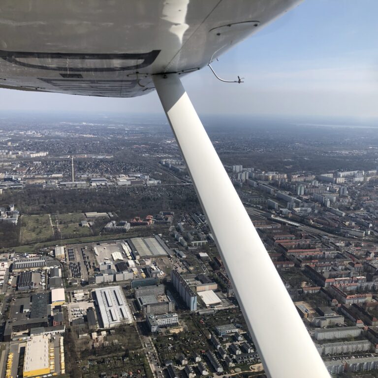 Rundflug über Berlin via Falkensee