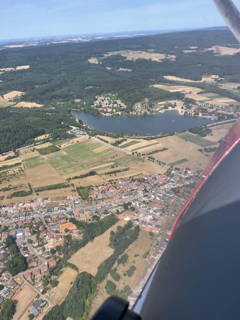 Rundflug über das Saarland